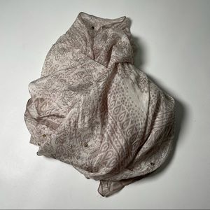 Promod Sequined Silk Scarf - 40” x 40”